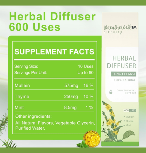BreatheWell™ Herbal Diffuser